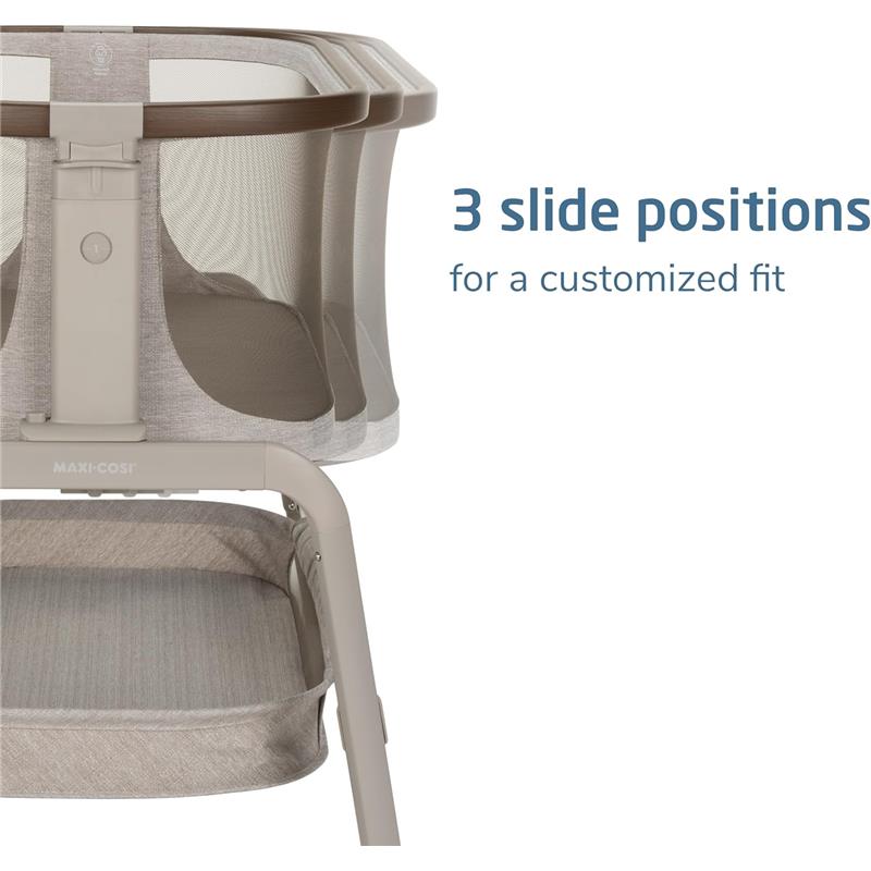 Maxi-Cosi - Iora Baby Bassinets Bedside Sleeper, Truffle Image 11