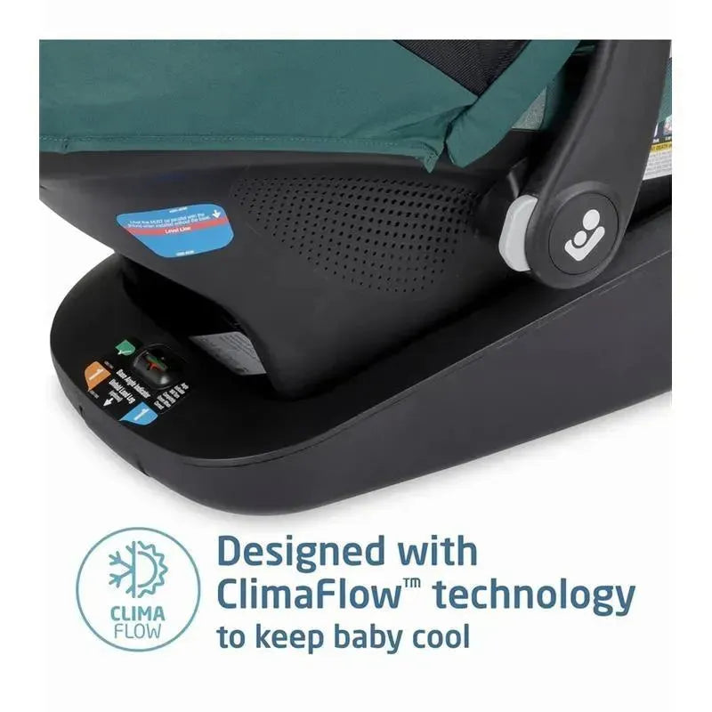 green maxi cosi car seat Maxi-Cosi Mico Luxe+ Infant Car Seat Essential Green