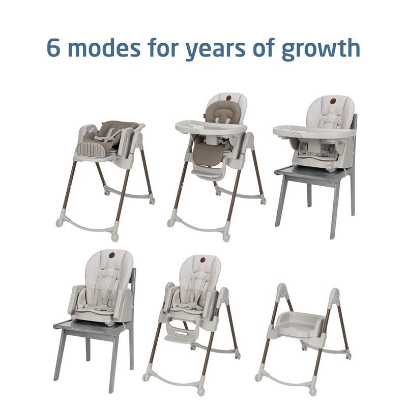 Maxi-Cosi - Minla 6-in-1 High Chair for Babies & Toddlers, Truffle Image 14