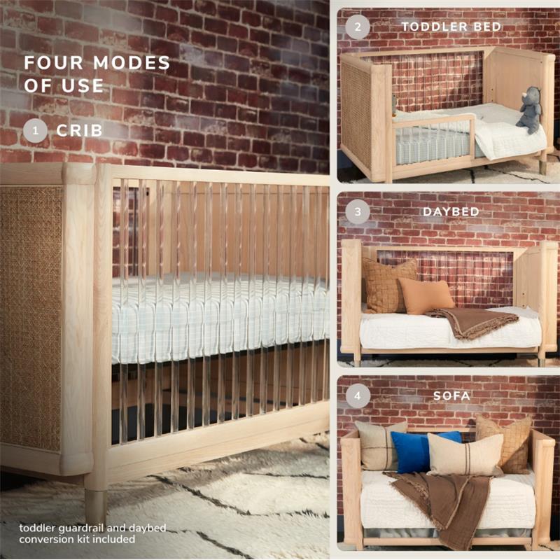 maxi cosi crib light Maxi Cosi Brisa 4-in-1 Convertible Crib with Toddler Bed/Daybed Conversion Kit