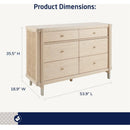 Maxi-Cosi - Nursery Brisa 6-Drawer Dresser, Onyx Heritage Image 6