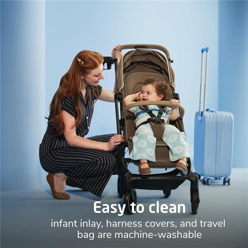 Maxi-Cosi - Oxford Cabin Lightweight Travel Stroller, Truffle Image 3