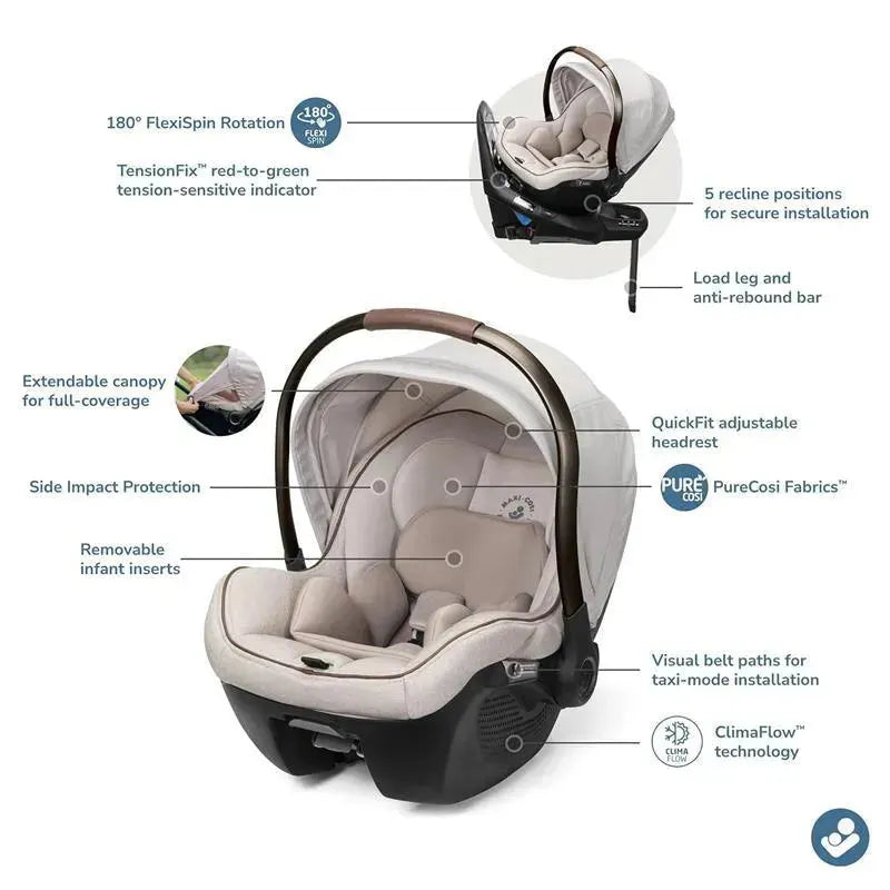 maxi cosi desert wonder Maxi-Cosi Peri 180 Rotating Infant Car Seat, Desert Wonder