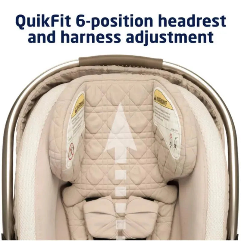 maxi cosi harness Maxi-Cosi Kindred Peri 180° Rotating Infant Car Seat Natural Heritage