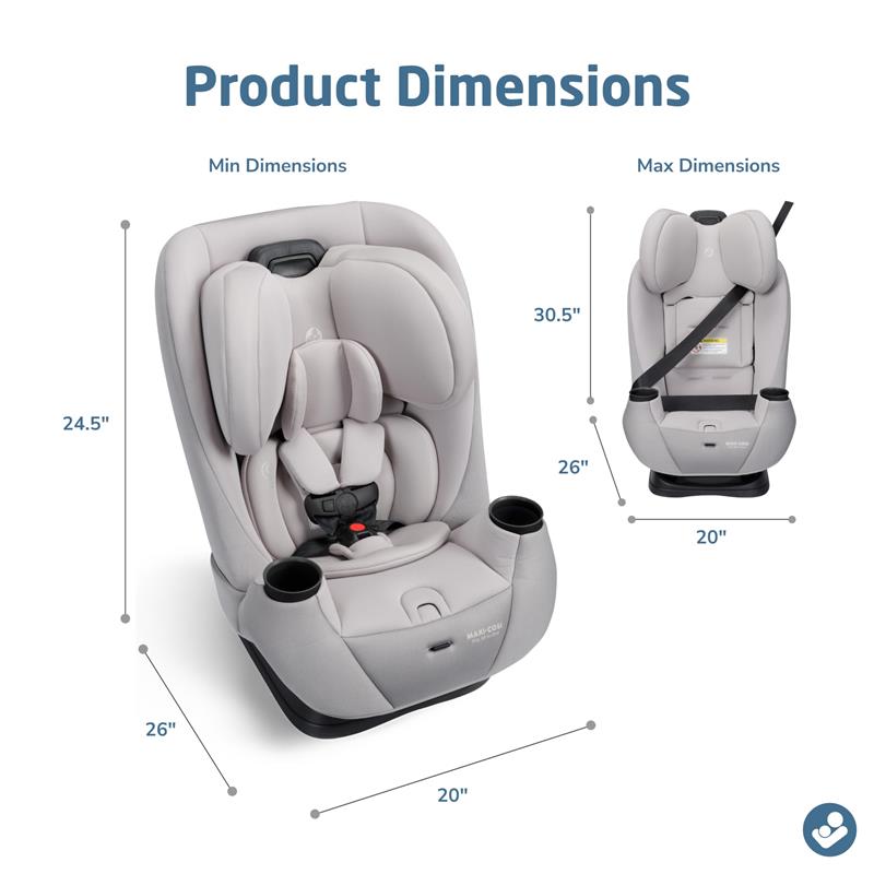 Maxi-Cosi - Pria All-in-One Convertible Car Seat, SeaDrift Image 4