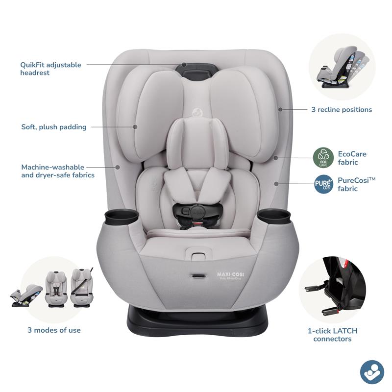 Maxi-Cosi - Pria All-in-One Convertible Car Seat, SeaDrift Image 5
