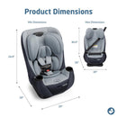 Maxi-Cosi - Pria All-in-One Convertible Car Seat, Seascape Image 4