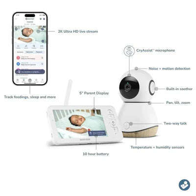 Maxi-Cosi - See Pro 360 Baby Monitor with CryAssist™ AI Cry Translation Image 2