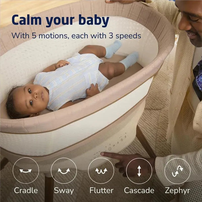 maxi cosi connected home bundle Maxi Cosi Starling Smart Bassinet Onyx Heritage