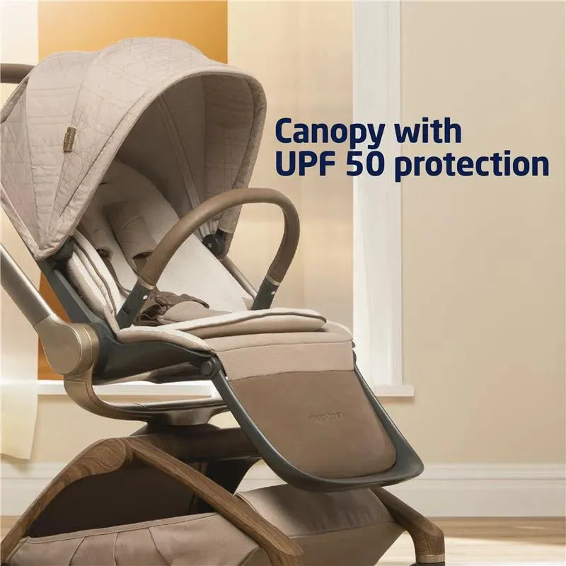 maxi cosi swivel Maxi-Cosi Kindred Tana 360 Rotating Modular Stroller Natural Heritage