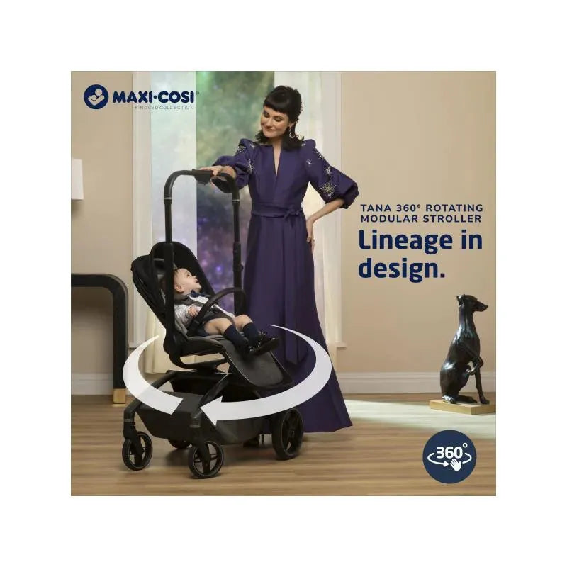 maxi cosi tana stroller Maxi Cosi Tana 360 Rotating Modular Stroller, Onyx Heritage