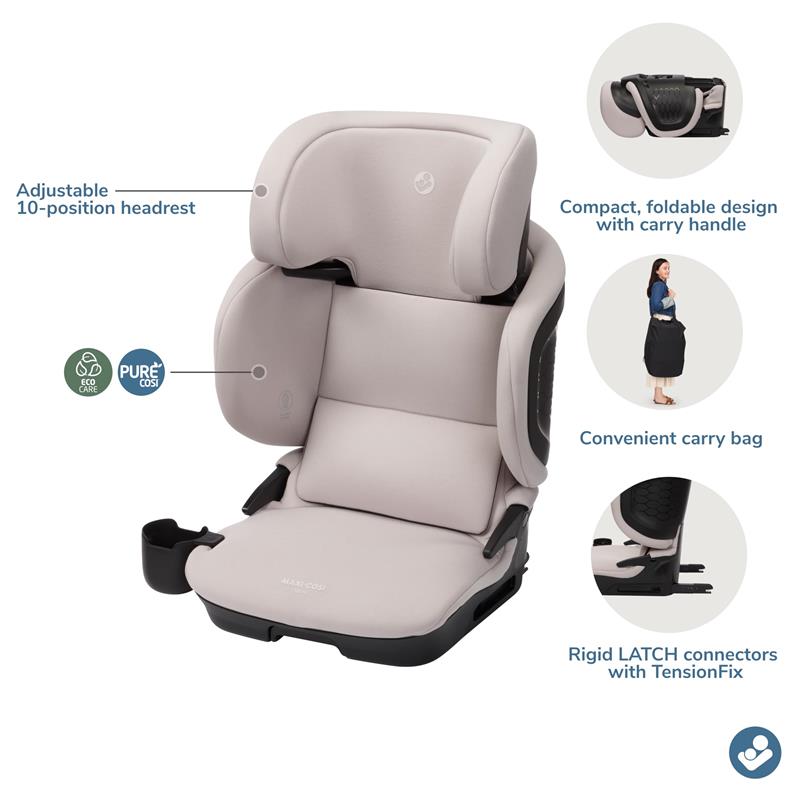 maxi cosi car seat shoulder pads Maxi-Cosi - Tanza Folding Belt-Positioning Booster Car Seat, Sea Drift