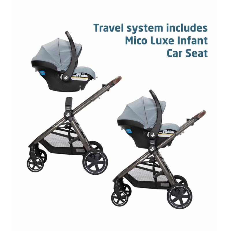 Maxi-Cosi - Zelia 2 Luxe 5-in-1 Modular Travel System, New Hope Grey Image 3