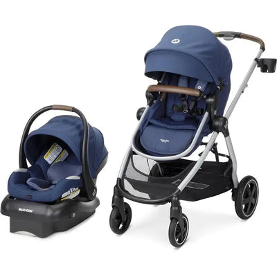 Maxi-Cosi Zelia Luxe 5-in-1 Modular Travel System, New Hope Navy