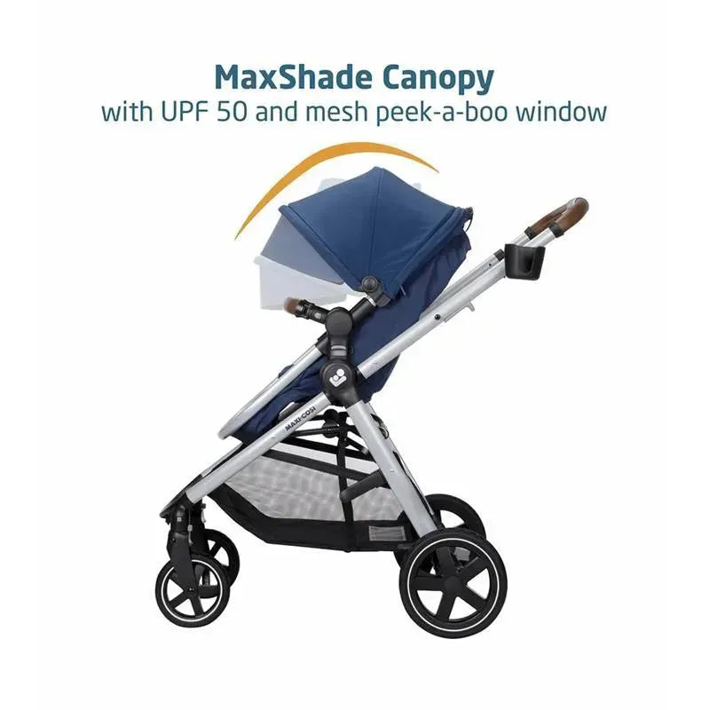 maxi cosi zelia max vs zelia Maxi-Cosi Zelia Luxe 5-in-1 Modular Travel System, New Hope Navy