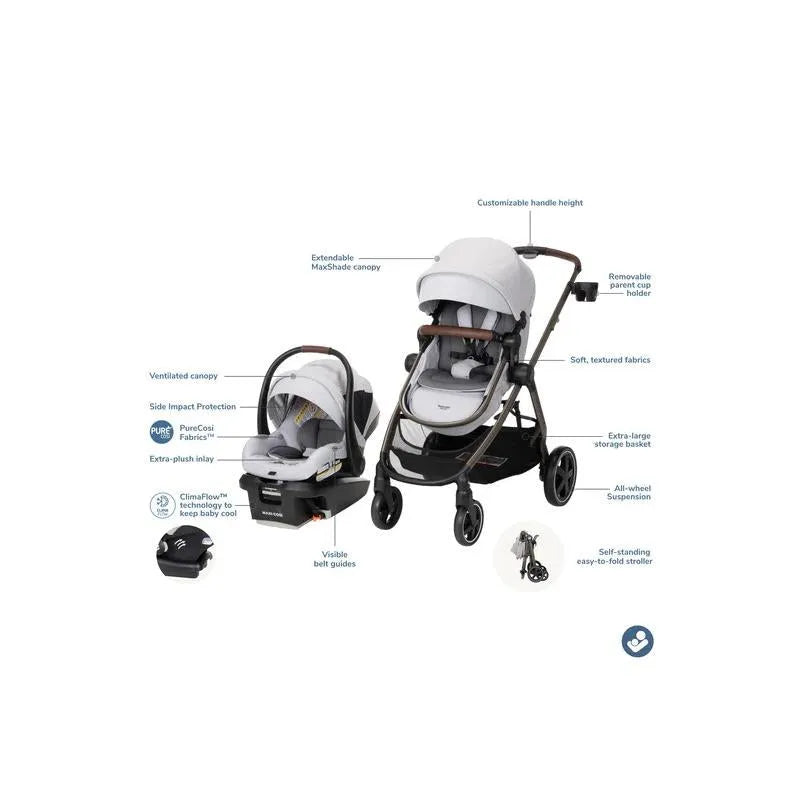 Maxi-Cosi Zelia Luxe+ 5-in-1 Modular Travel System