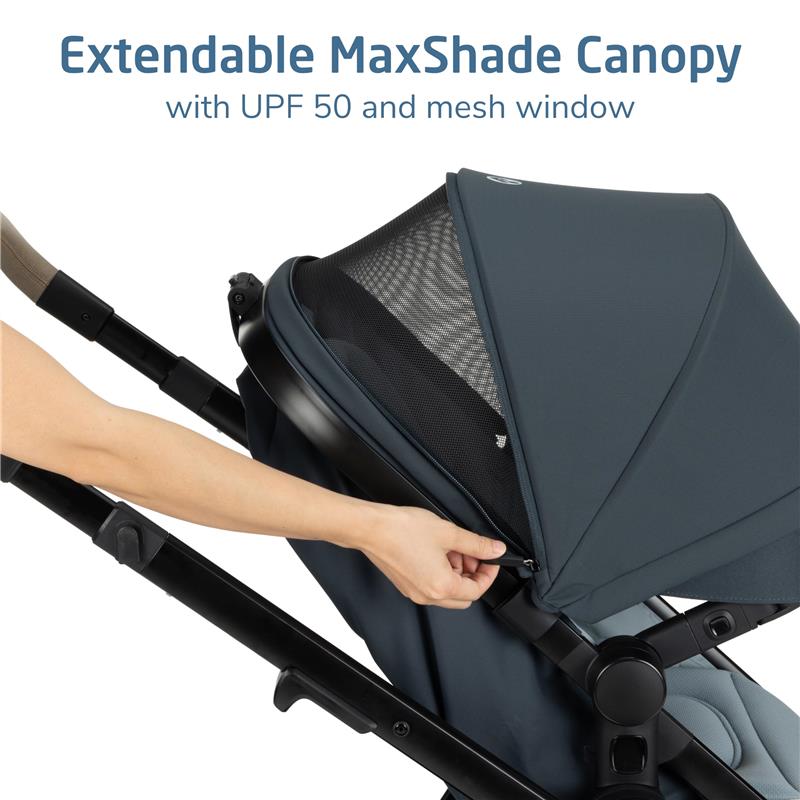 maxi cosi zelia stroller accessories Maxi-Cosi - Zelia Pro 5-in-1 Travel System, SeaScape