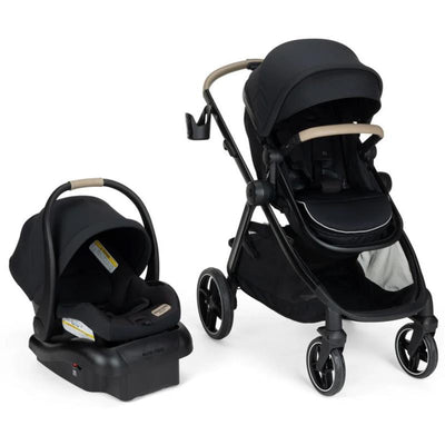 Maxi-Cosi Zelia Pro 5-in-1 Travel System with Mico Pro Infant Car Seat, Caspian Caviar Image 1