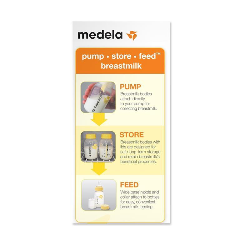 Medela - 5Oz Breast Milk Storage Bottle Image 3