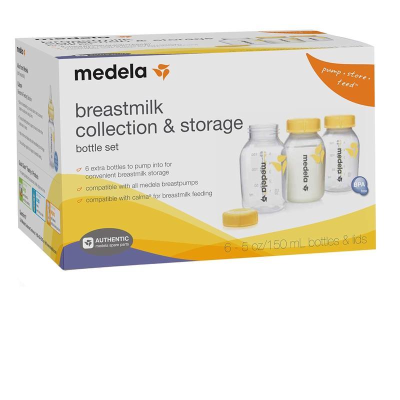 Medela - 6Pk Breast Milk Collection & Storage Bottles Image 2