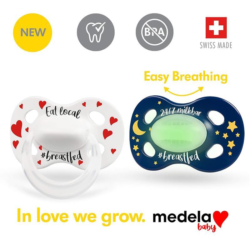 Medela Day & Night Pacifier, Eat Local Image 3