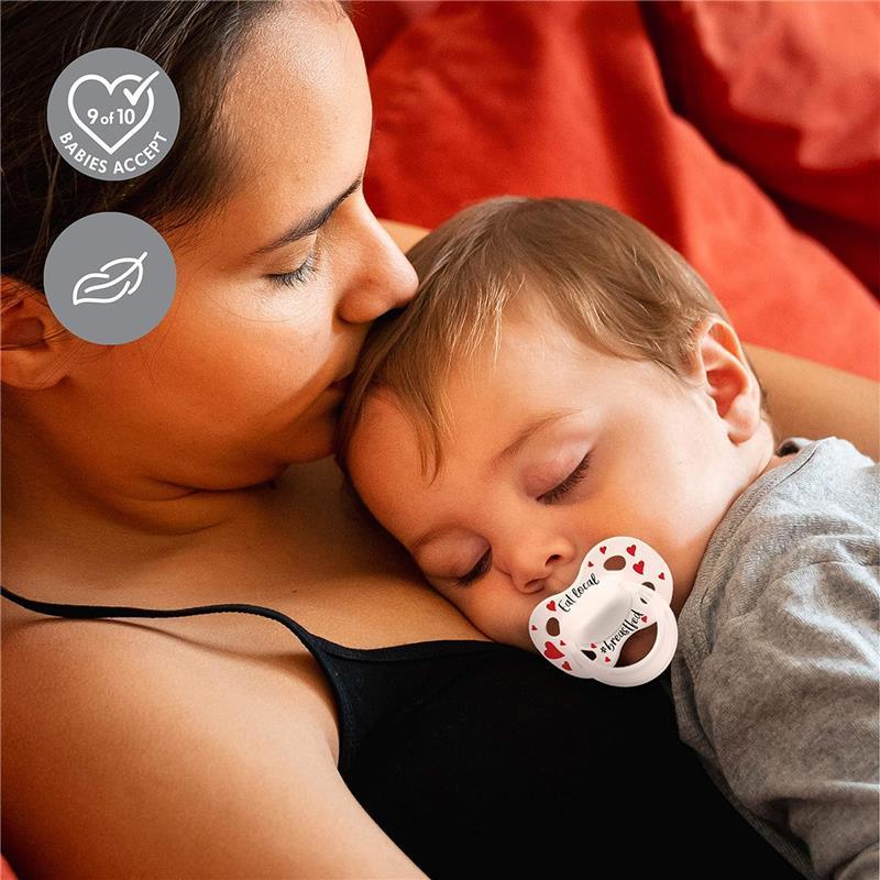 Medela - 2Pk Baby Pacifier, My Love & I Love Mama  Image 2