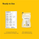 Medela - Easy Pour Breastmilk Storage Bags 50 Count 7oz/210ml Disposable, Leakproof, Fast Freeze Image 9