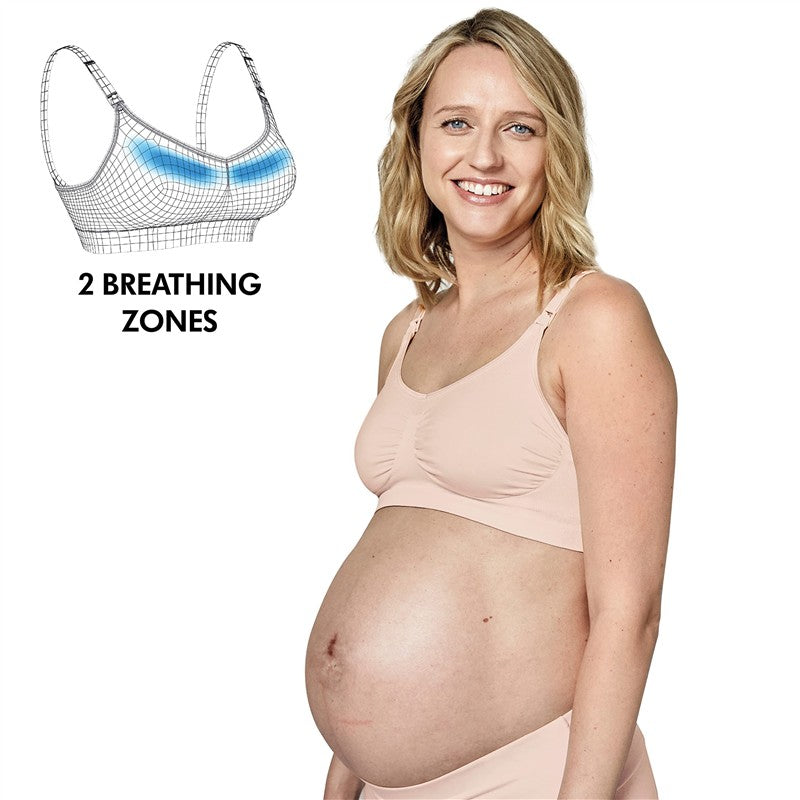 Medela - Maternity & Nursing Bras for Breastfeeding, Keep Cool Bra - Chai Image 3