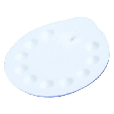 White silicone membrane for Medela breast pumps, featuring a circular design with multiple small openings.