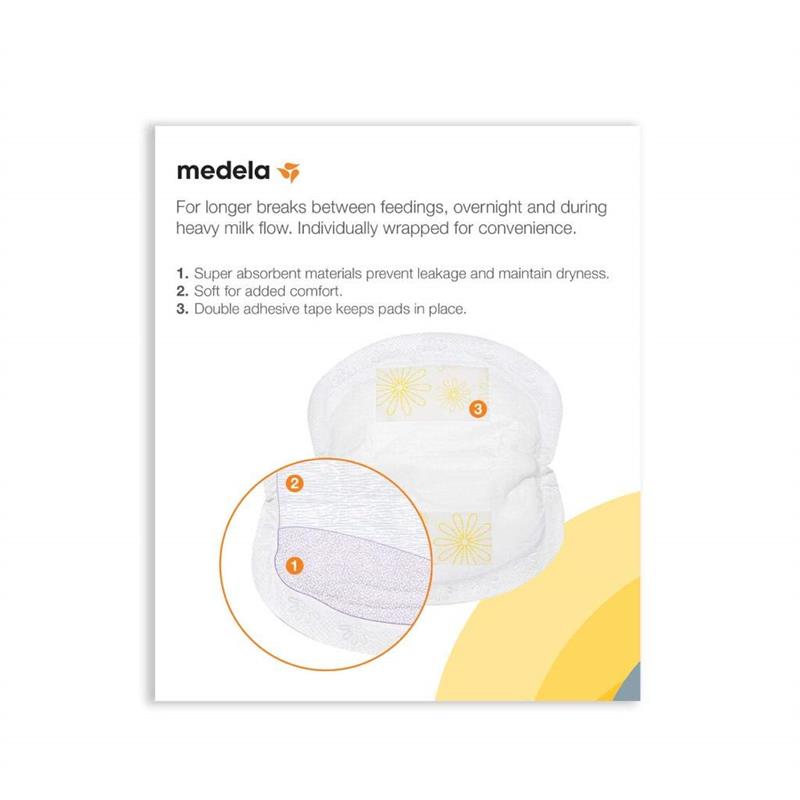 Medela - Safe & Dry™ Super Absorbency Disposable Nursing Pads, 60 Count Image 2