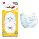 Medela - 2Pk Baby Pacifier, Blue/ Clear Image 1