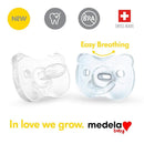 Medela - 2Pk Baby Pacifier, Blue/ Clear Image 3