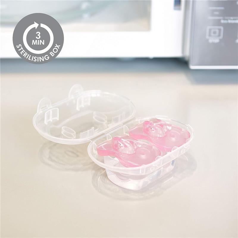 Medela - 2Pk Baby Pacifier, Pink/Clear Image 5