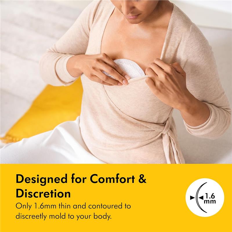 Medela - Ultra-Breathable Nursing Pads, Highly Absorbent, Super Soft, Discreet Design For Comfortable Wear, Pack Of 200 Image 6
