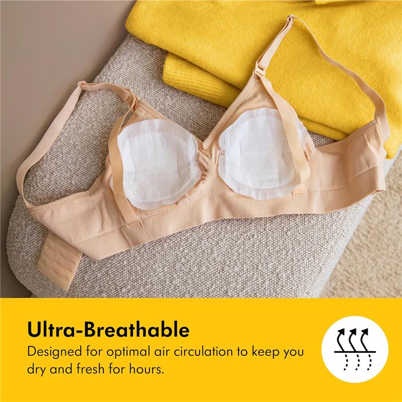 Medela - Ultra-Breathable Nursing Pads, Highly Absorbent, Super Soft, Discreet Design For Comfortable Wear, Pack Of 60 Image 5