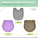 Melii Silicone Plate with 4 Removable Dividers - Bulldog Image 6