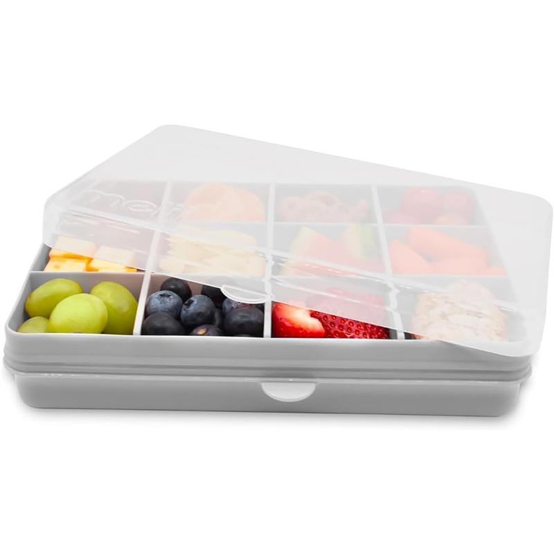 Melii - 12 Compartments Divided Snack Container, Grey Image 1