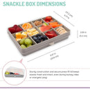 Melii - 12 Compartments Divided Snack Container, Grey Image 2