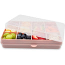 Melii - 12 Compartments Divided Snack Container, Pink Image 1