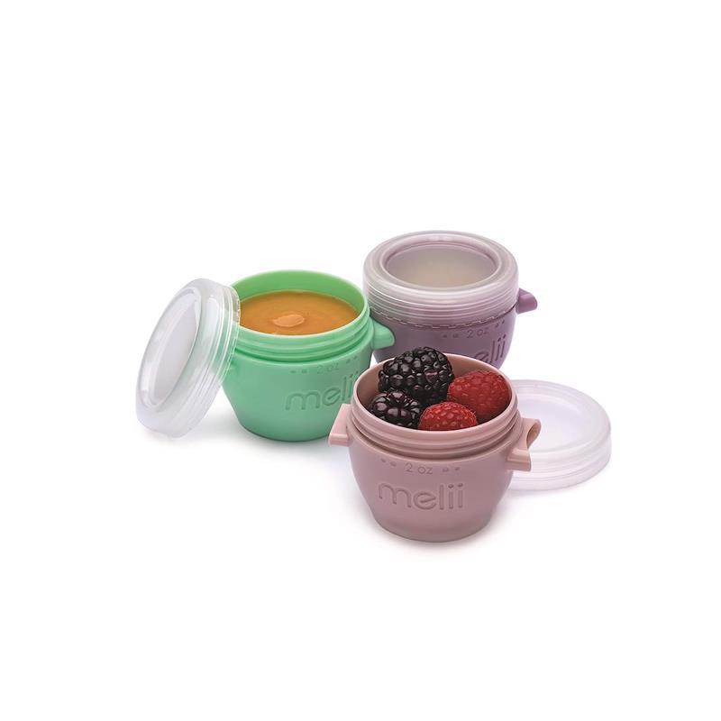 Melii - 2Oz Snap & Go Baby Food Storage Containers with lids Image 2