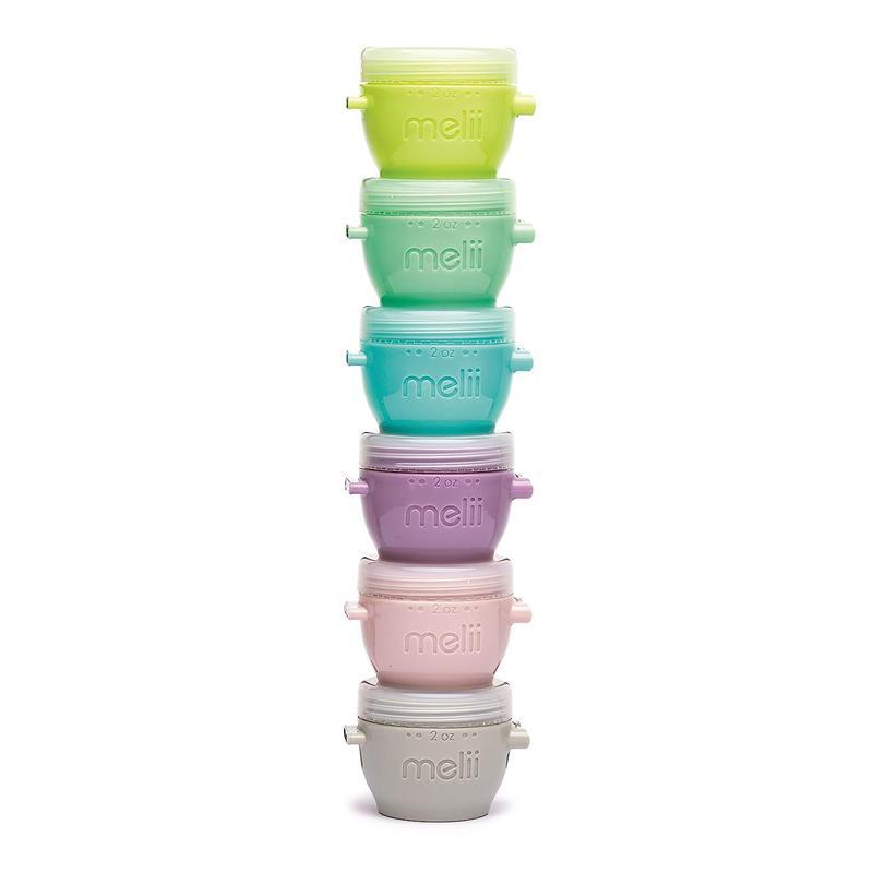 Melii - 2Oz Snap & Go Baby Food Storage Containers with lids Image 3