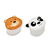Melii - 2Pk Bear & Panda Snack Container  Image 1