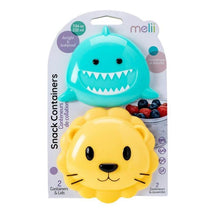 Melii - 2Pk Shark & Lion Snack Container Image 1