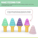 Melii - 4Pk Ice Cream Shaped Ice Pops Image 4