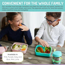 Melii - Bento Box with Removable Compartments, 800ml, Blue Mint Lime Image 6