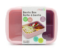 Melii Bento Box with Removable Divider 42.3 oz / 1250 mL - Pink & Purple Image 1