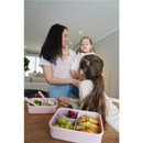 Melii Bento Box with Removable Divider 42.3 oz / 1250 mL - Pink & Purple Image 3