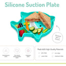 Melii - Divided Silicone Suction Plate, Shark Image 4