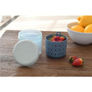 Melii Fruit Storage Container with Strainer - Blue Image 3