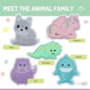 Melii - Gel Ice Packs, 2 Pack, Keep Lunches and Snacks Cool, Reusable, Unicorn & Cat Image 3